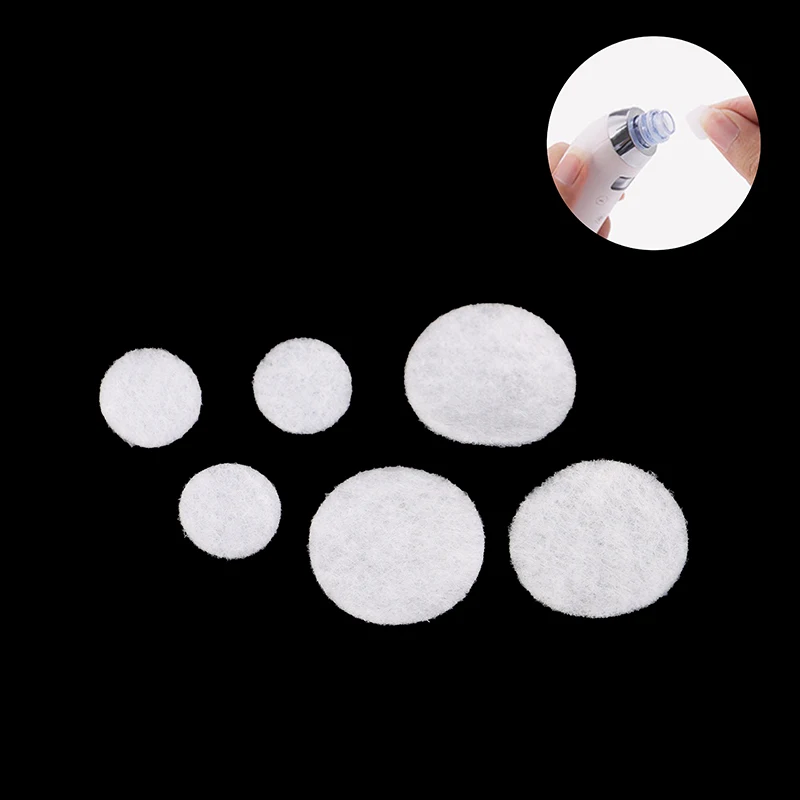 20pcs/Bag Microdermabrasion Filters Replacement Sponge Cotton Filter Round Filtering Pads For Blackhead Removal Beauty Machine