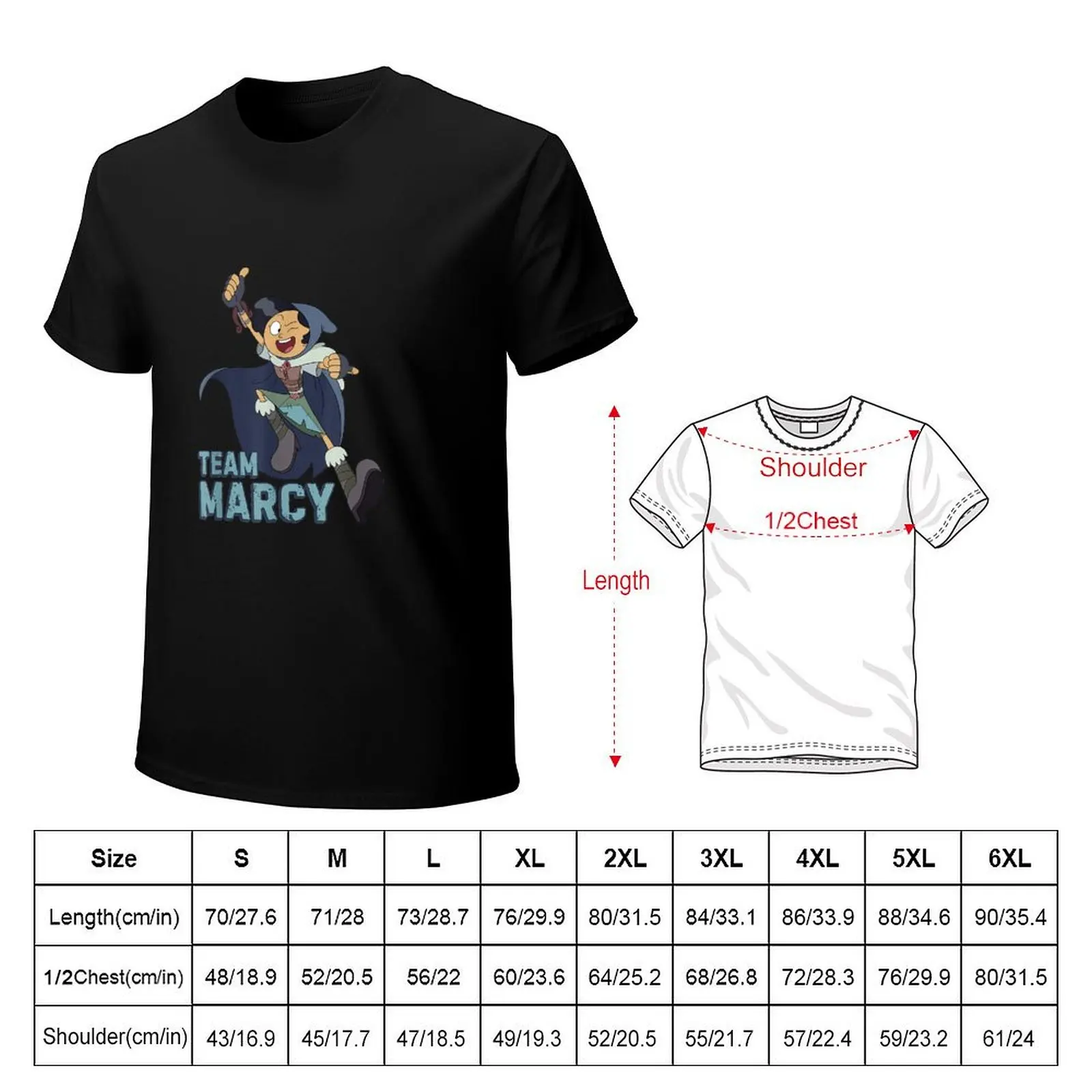 Channel Amphibia Team Marcy T-Shirt sweat kawaii clothes cute tops quick drying men t shirt