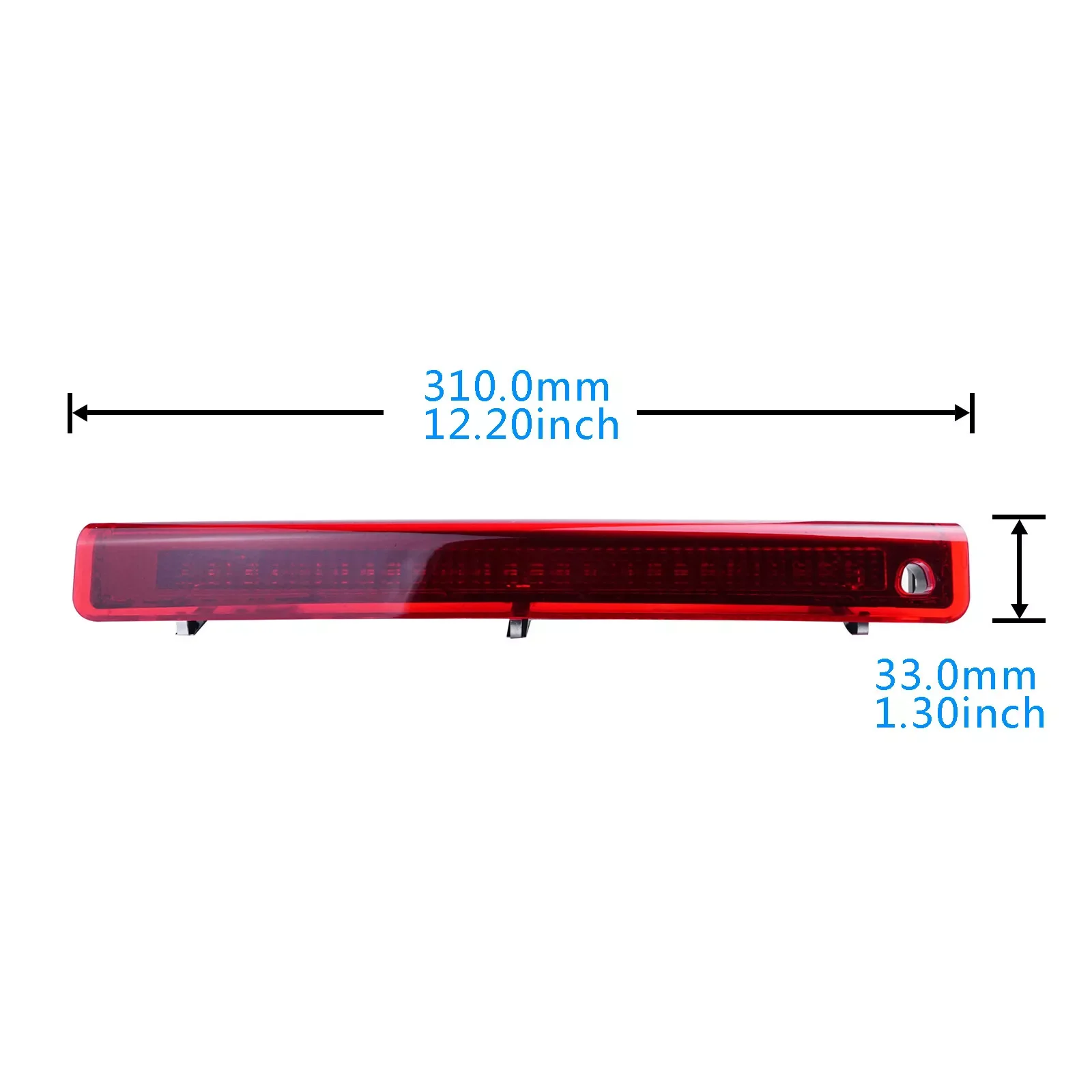 265900006R Red Len Rear LED Third High Level Brake Light Lamp 12V DC For 08-16 Renault Megane III Red Lens Cover Brake Lights