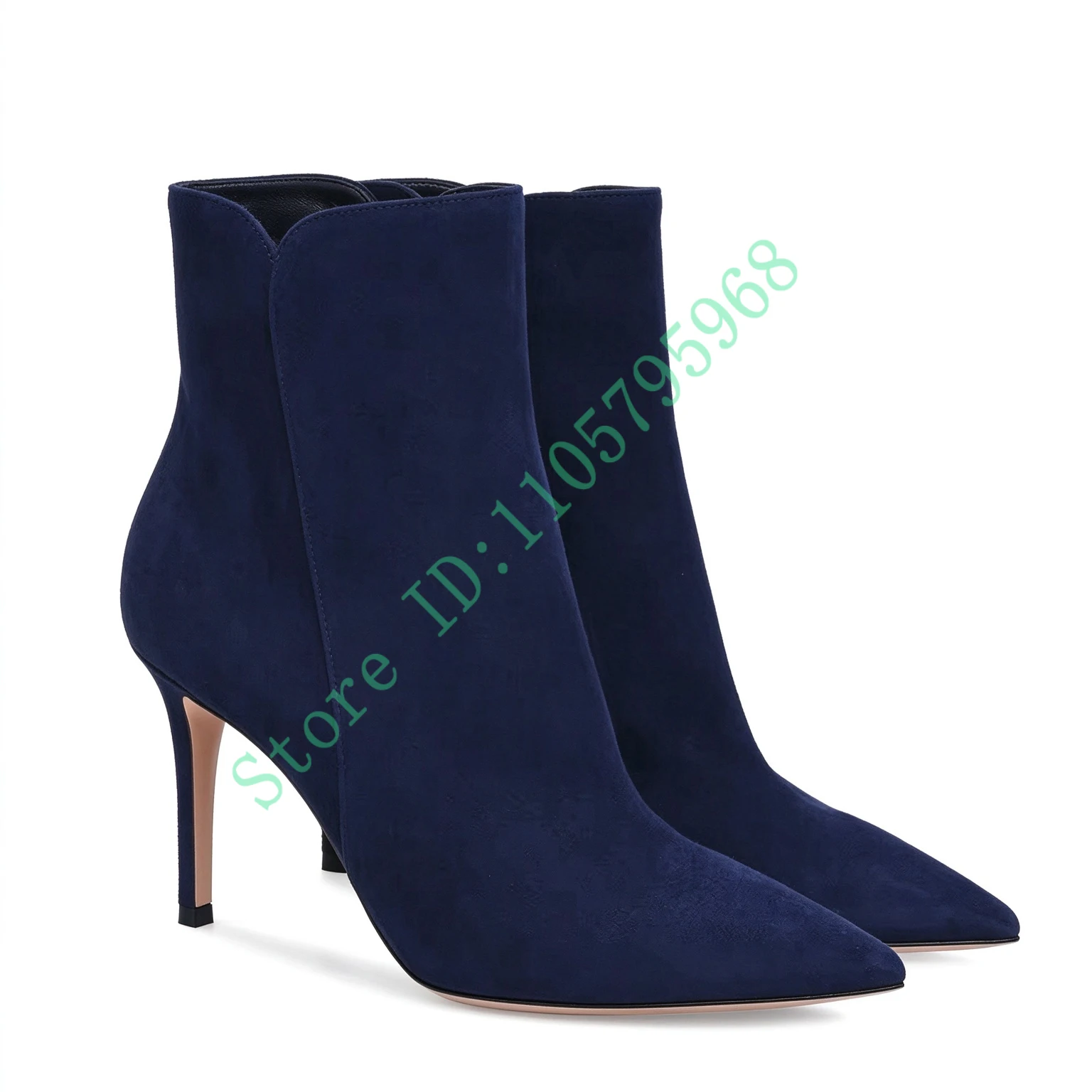 Women's Pointed Toe Stiletto Ankle Boots Fashion High Heel Short Boots for Daily Work
