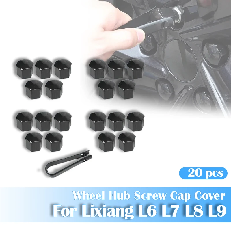 

For LiXiang L6 L7 L8 L9 2022 2023 2024 Car Style Wheel Hub Screw Cap Rust Proof Protective Cover Fit Leading Ideal L6 L7 L8 L9