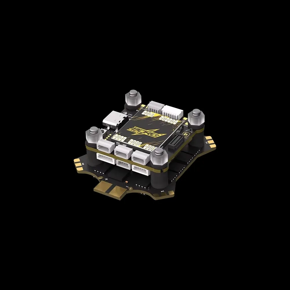 DroMaSsiFlight Borg H7 Stack With Borg H7 Flight Controller 4-12S FC / Borg 60A ESC 4-6S BL32 ESC For RC FPV Drones