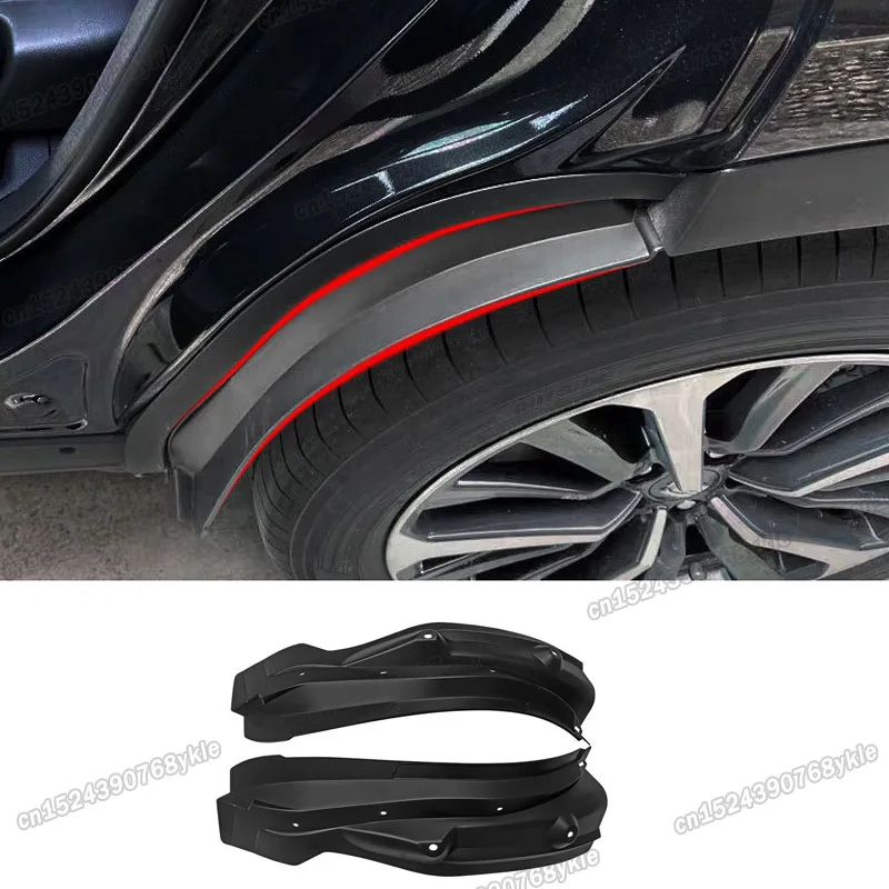 Car Rear Wheel Mud Fender Mudguard Cover Protector for toyota highlander 2020 2021 2022 2023 xu70 accessories exterior hybrid