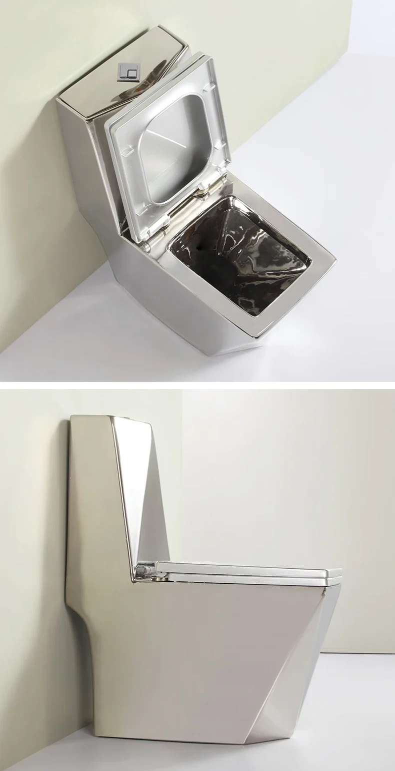 WC in argento elettrolitico, WC color ceramica da bagno, WC nordico antiodore e antiblocco B&B