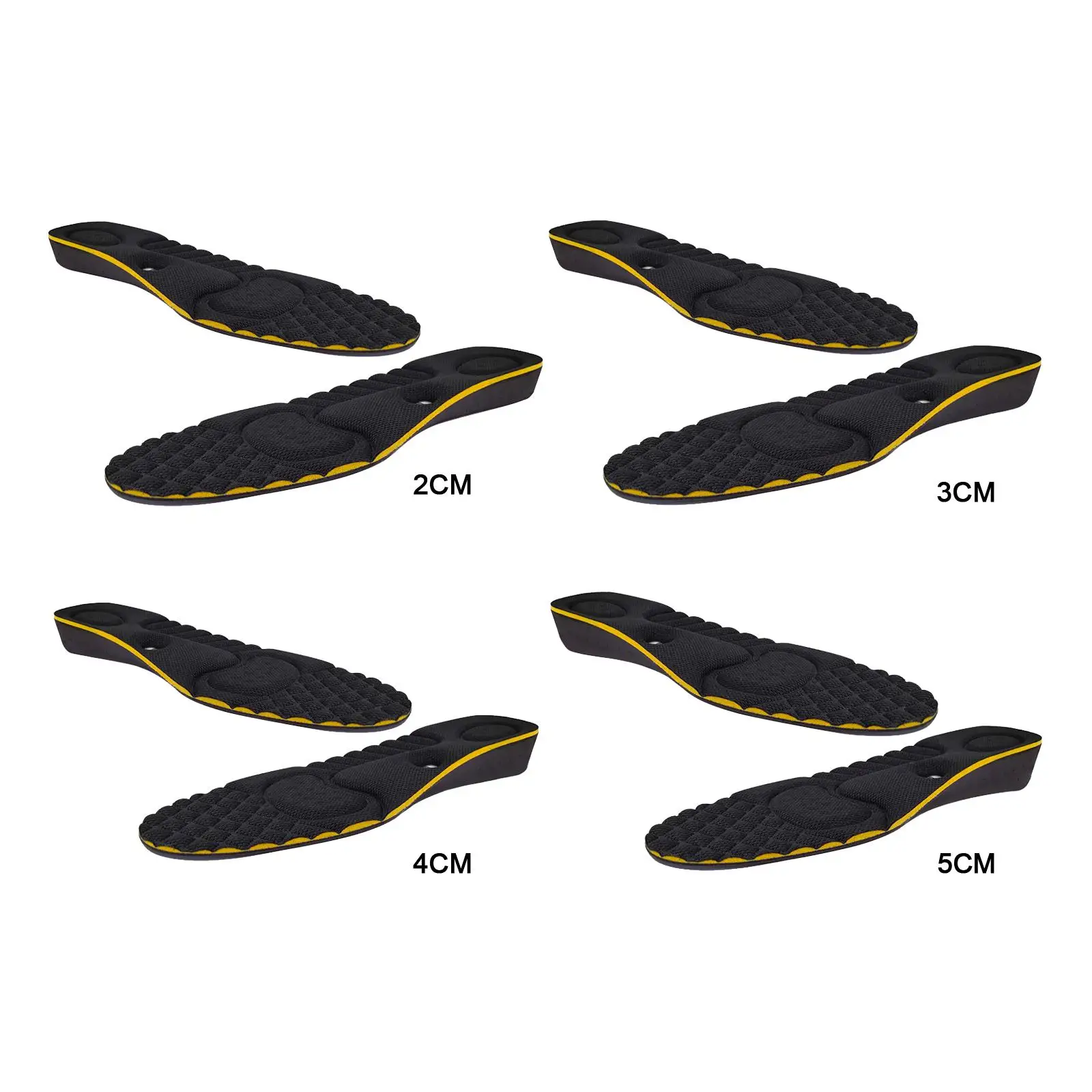 Templates Scary Breathable Shock Abstant High Elevators Shoes Inserts