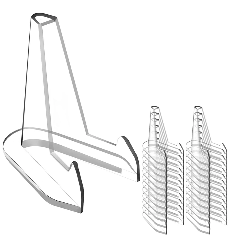 

Выставочный стенд для карт, 24 упаковки (высота 2,68 дюйма), акриловые подставки для рисунков, небольшая прозрачная подставка для мольберта, прочные демонстрационные медали