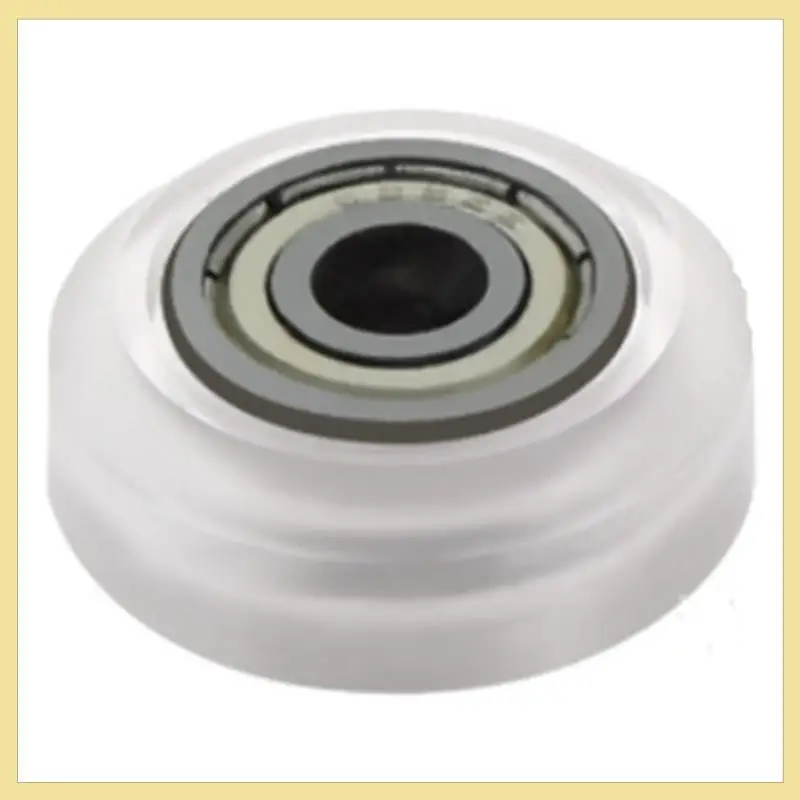 TTKK-20 Buah Roda Plastik Printer 3D POM Model Besar Roda Bulat Pasif Roda Gigi Katrol Pemalas untuk CNC Openbuilds V-slot