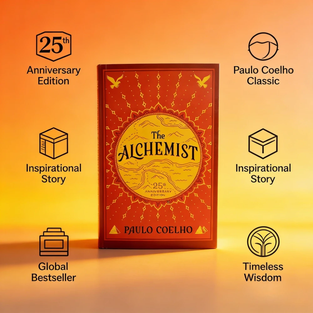 The Alchemist (25th Anniversary Edition) By Paulo Coelho - Fable on Realizing Destiny for Literature Enthusiasts & Self-Growth