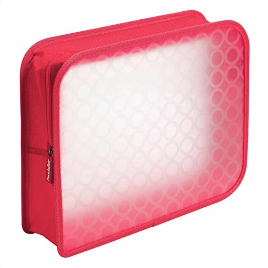 

Zip Wallet Poly File 3 Inch Expansion Pink or Blue No Color Choice Each (27909)