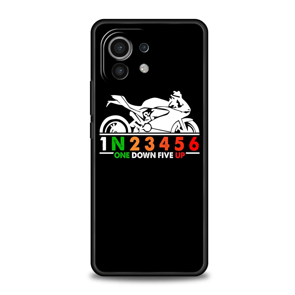 1N23456 Motorcycle Phone Case for Xiaomi Mi 14 13 12 11 Ultra 13T 12T Poco C51 F3 F4 F5 X3 X4 NFC M3 Pro Lite 5G Silicone Cover