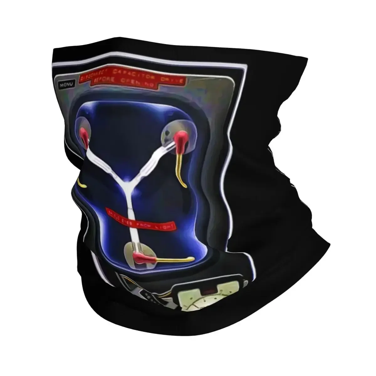 Flux Capacitor Bandana Neck Gaiter UV Protection Face Scarf Cover Men Women Back To The Future Headband Tube Balaclava