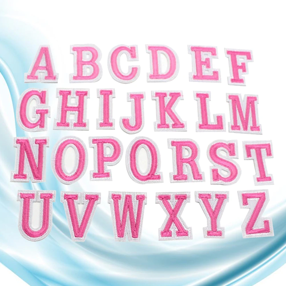 

Embroidered Patches Pink Sticker for Jackets DIY Sewing Accessories Patch Sticker Decorative Clothing Repair Fabric Hole