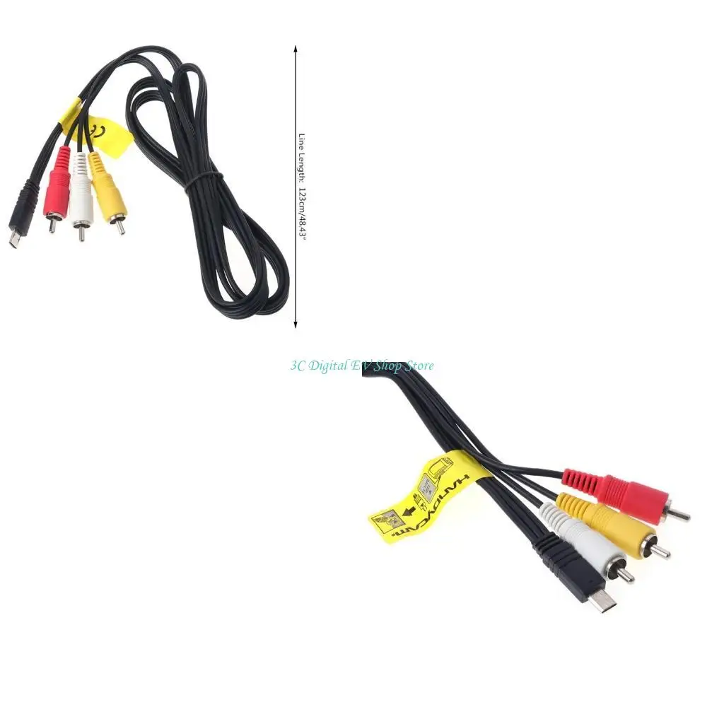 E74D AV Cable VMC-15MR2 RCA Terminal Cord for Handycam Camcorder Digital Camera