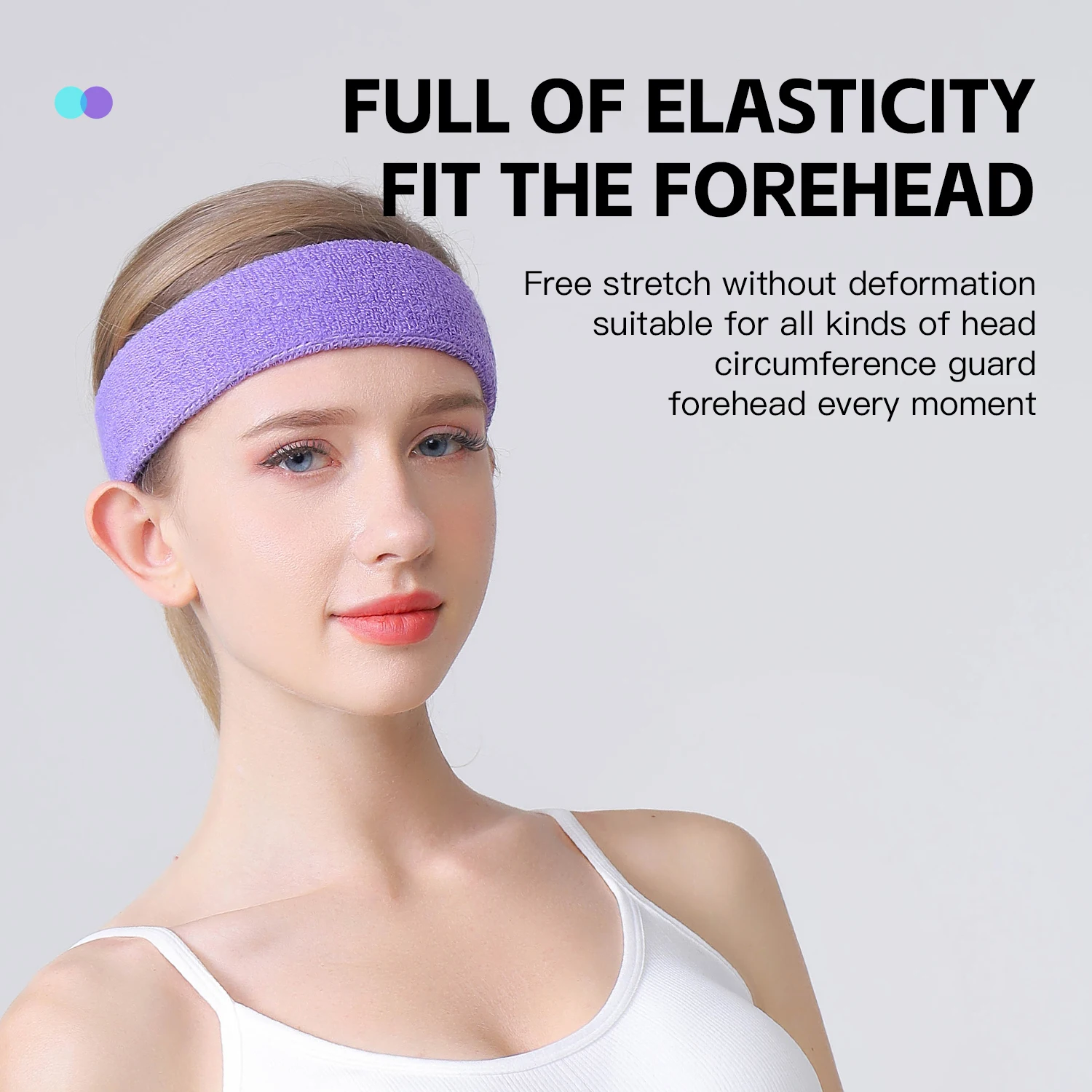 1 PC タオル布ヘッドバンド汗包帯スポーツヘッドヘアバンド - Hair Turban Towel のレビューと価格