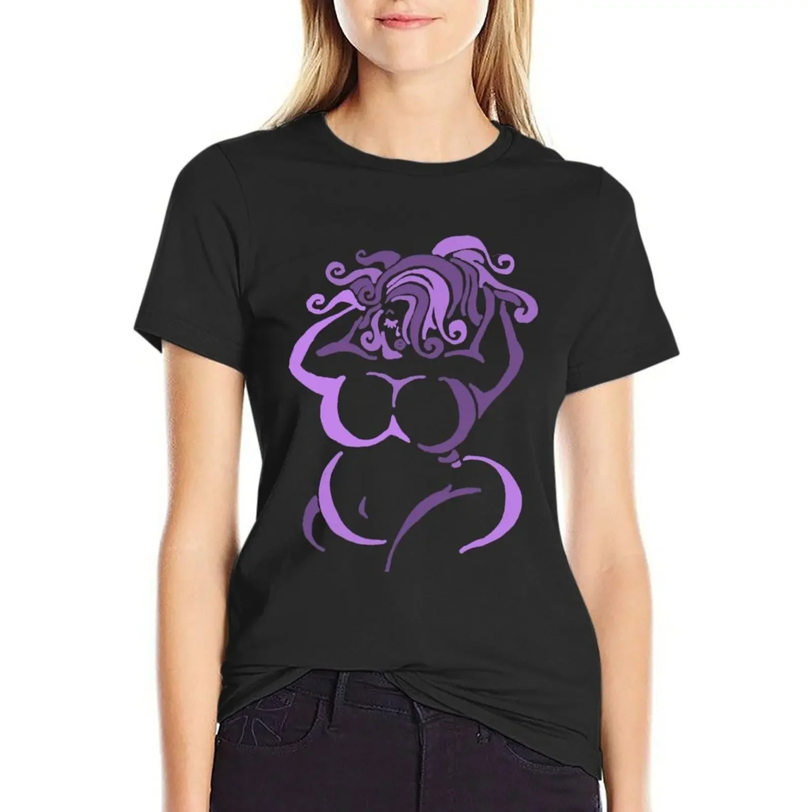 

BBW - Voluptuous Violet icon T-Shirt korean fashion funny summer tops anime clothes tshirts woman