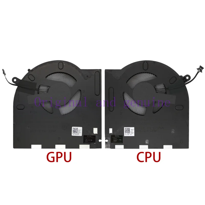 CPU GPU Cooling Fan For Alienware M17 R3 M17 R4 RTX Graphics 0H5TYJ 0CNV63