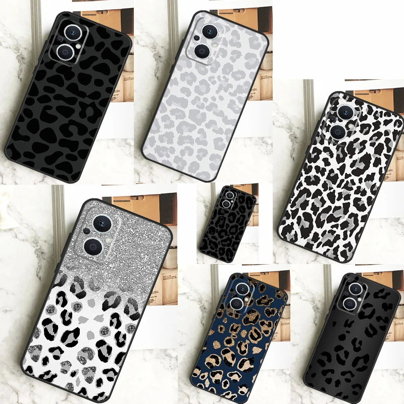 

Чехол с леопардовым принтом для OPPO Reno 5 Lite 4 6 7 8 10 Pro 11 F 4Z 5Z 8T OPPO Find X2 X3 Lite X5 X6 Pro