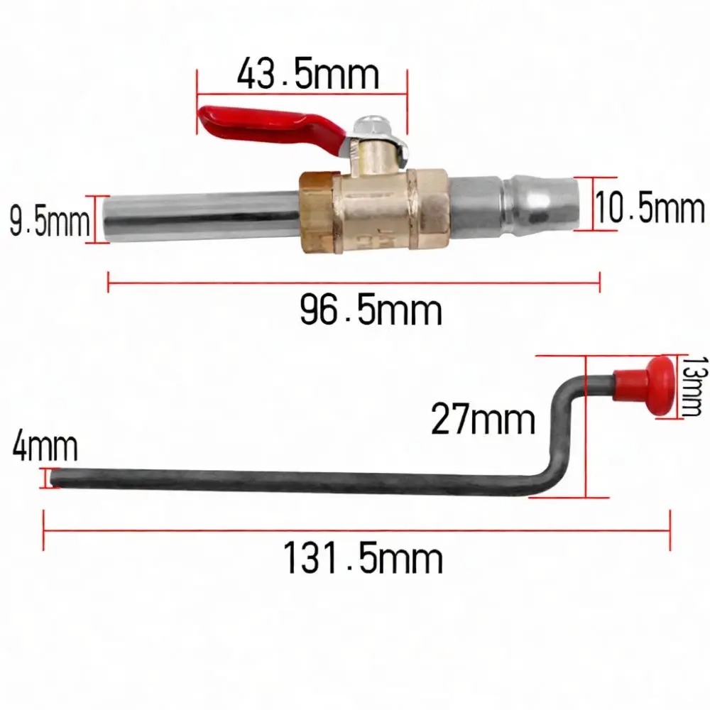 Truck Tire Inflator Gauge Heavy Duty Air Chuck Pressure Meter Portable Inflating Tool For Engineering Vehicles Maintenance
