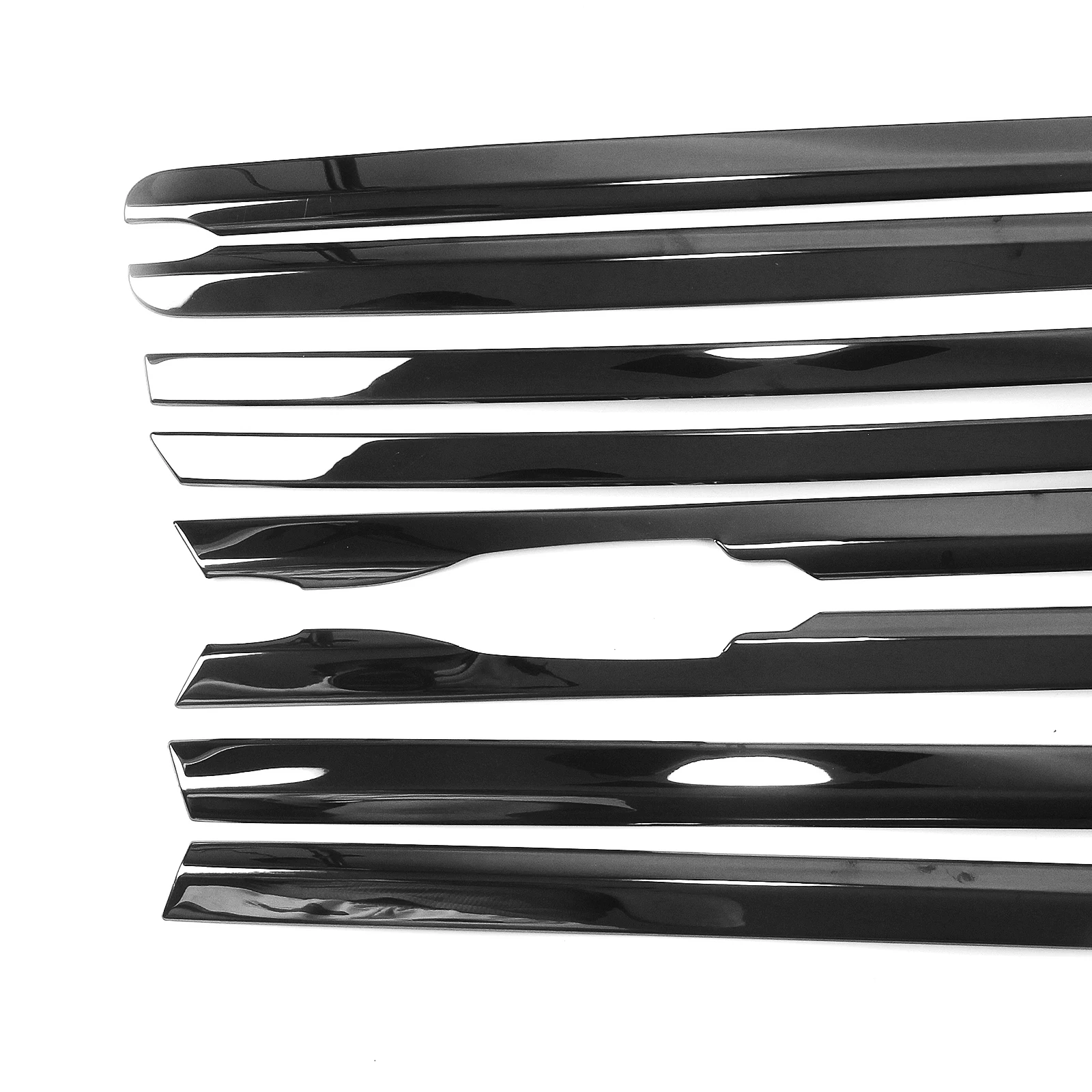 Gloss Black Exterior Window Frame Trim Strip Seal Molding Weatherstrip Styling For Mercedes Benz X253 GLC Class 2016-2022 SUV
