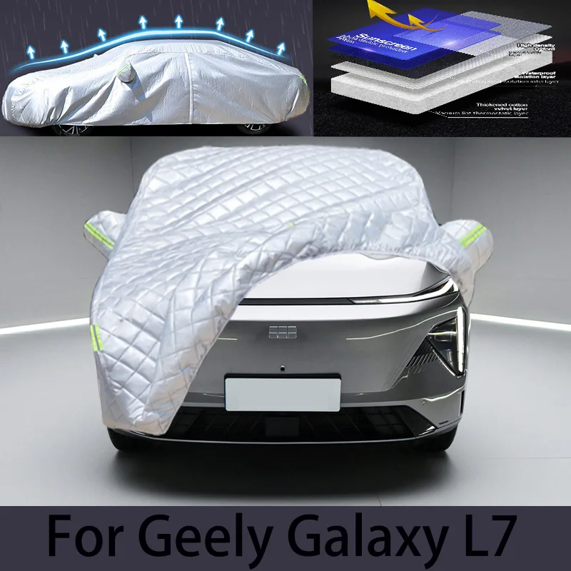 

For Geely Galaxy L7 Car hail protection cover Auto rain protection scratch protection paint peeling protection car clothing