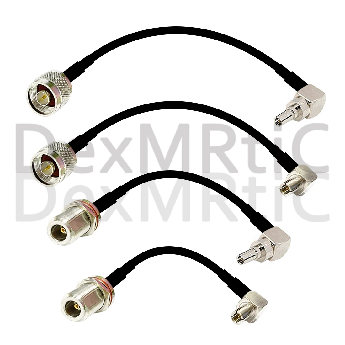 Neues N-Stecker-Buchse-Steckverbinderkabel (Bulkhead) auf CRC9/TS9 rechtwinkliges Steckerkabel RG174 10/15/20/30/50/100cm für 3G USB-Modem – Detail 1