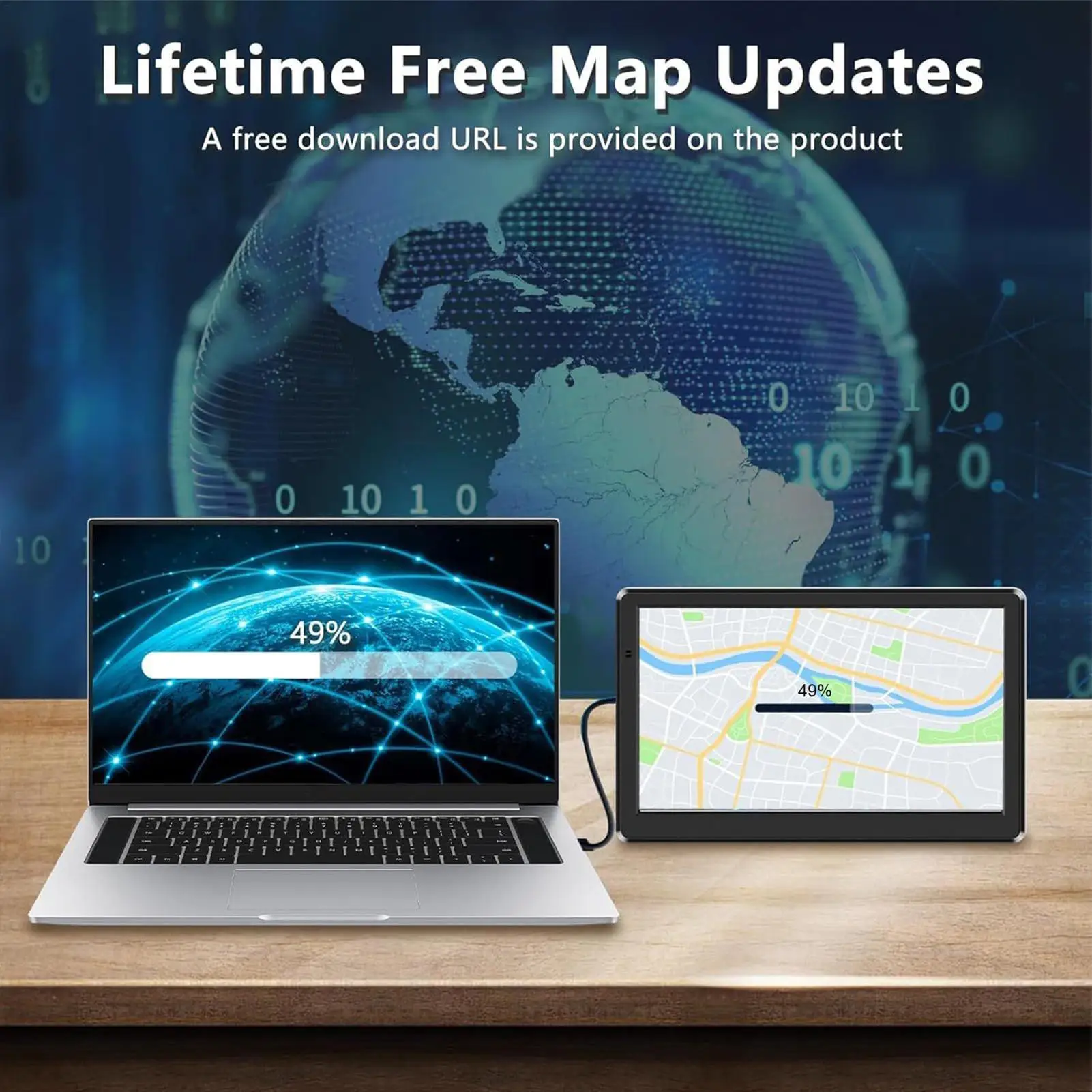 

7-дюймовый HD автомобильный сенсорный экран GPS умное устройство Европа Южная Америка США Великобритания США карта грузовика навигация солнцезащитное оборудование