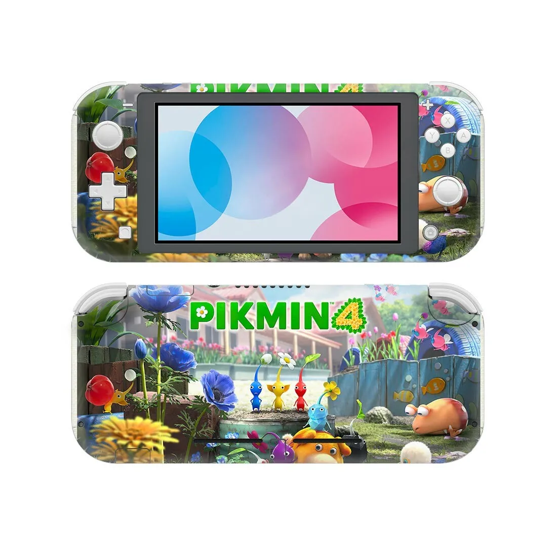 Pokrowiec na naklejkę skórka naklejka Pikmin 4 Nintendo Switch Lite Protector przełącznik do Nintendo Lite skóry