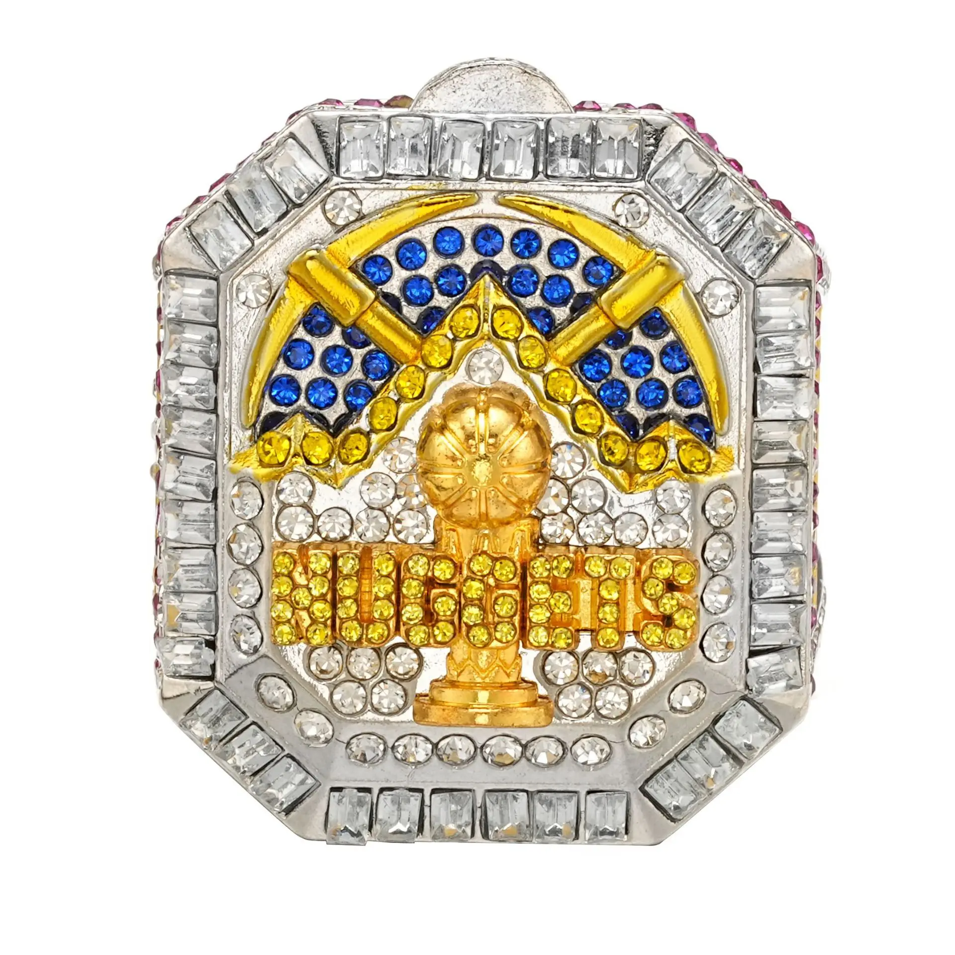 New 2023 Championship Style Ring accessories Stainless Steel Alloy Basketball Fan Collectible Jewelry fans gift