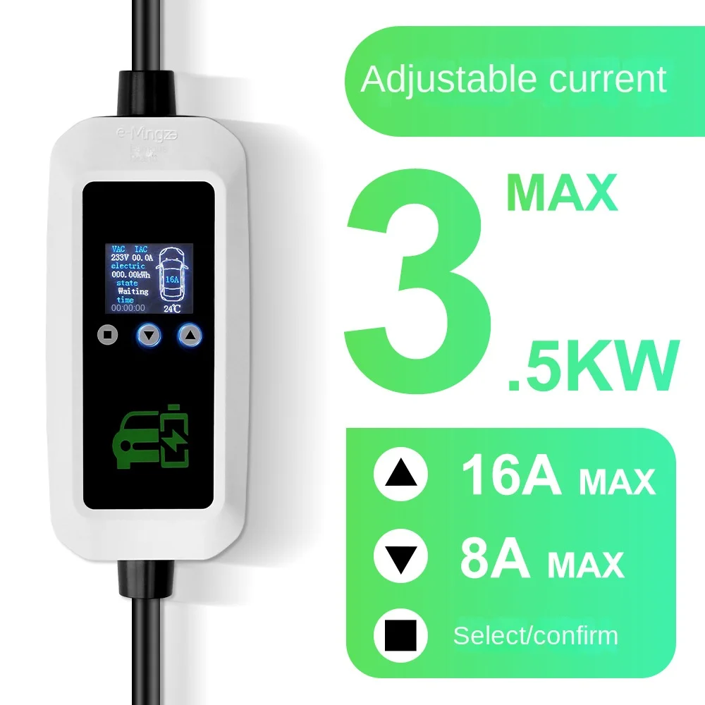 For Tesla US 7KW J1772 EV Charger Long Extension Cord 16A/32A Electric Vehicle Charging 5m/10m Cable UL and FCC Certified