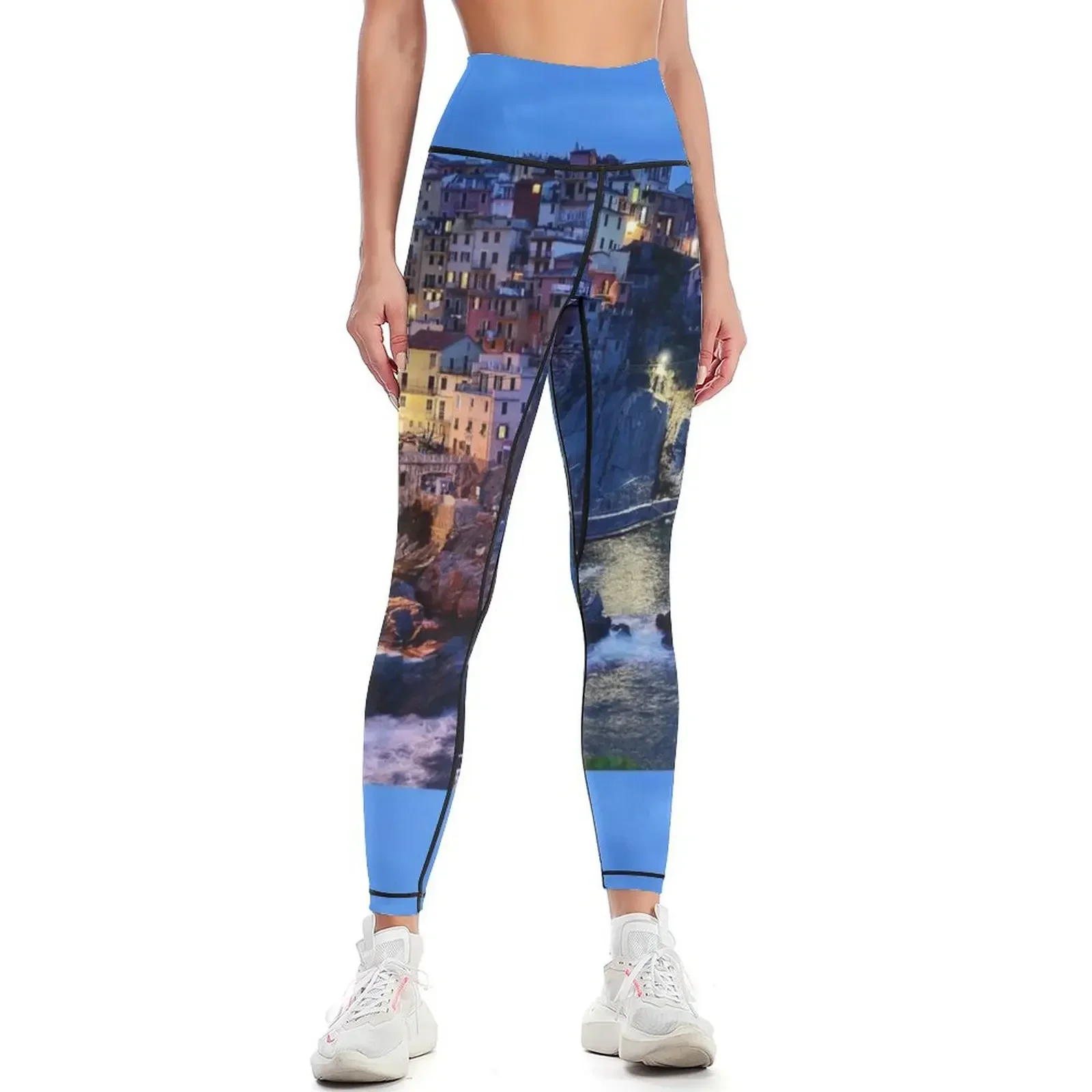 

Amalfi Coast, Italy Leggings sports woman gym for physical legings for fitness trousers Womens Leggings