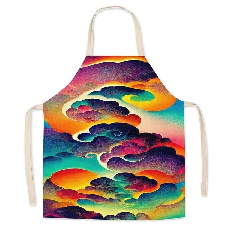 

High Quality Oil painting Home Cooking Baking Waist Cleaning Tools pocket apron