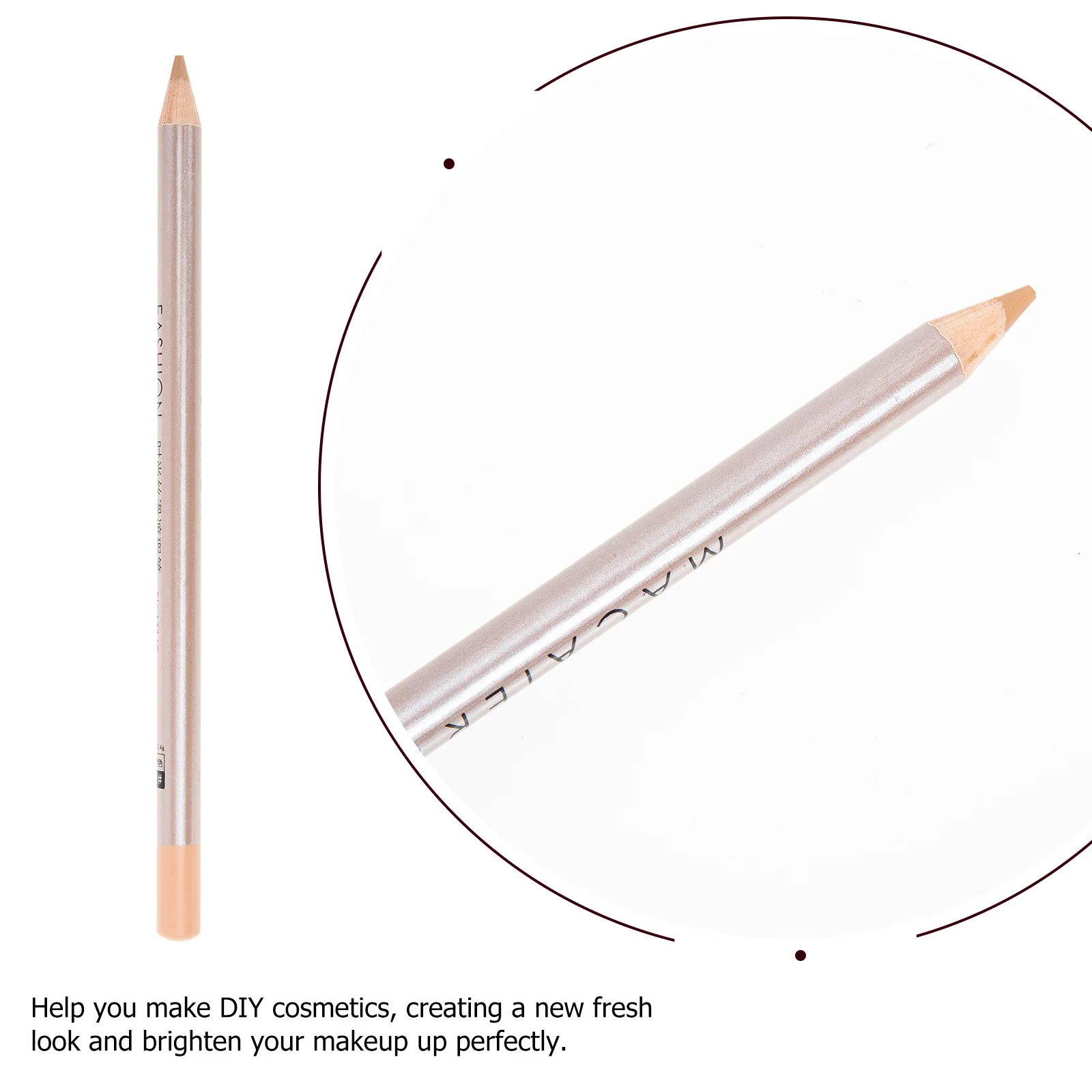 4 szt. Korektor w pisaku, drewniane ołówki do zakrywania cieni pod oczami, przenośne narzędzie do makijażu do codziennego użytku dla początkujących i artystów.