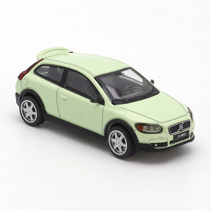 DCT 1:64 Volvo C30- Green 113 Simulation Alloy Small Scale Car Model Decoration Diecast Alloy Collection Gift