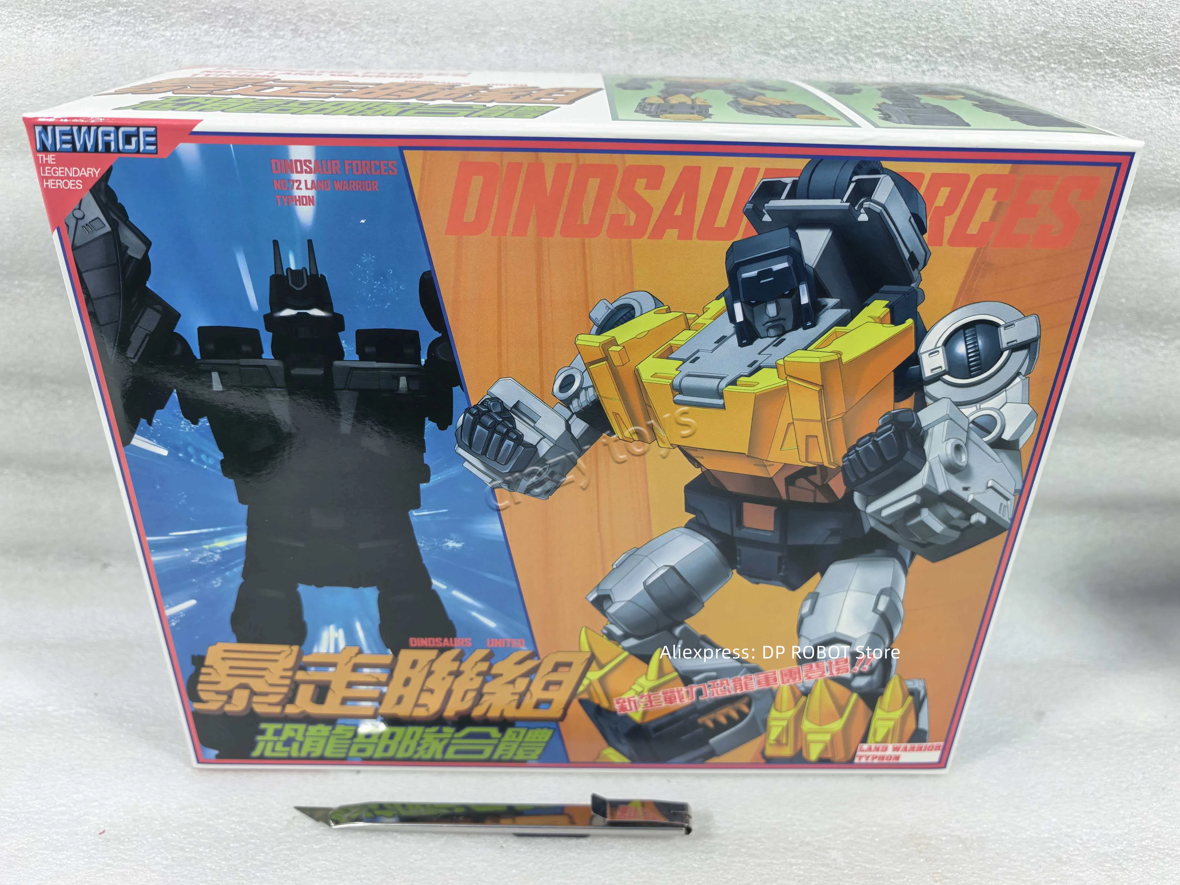 

【IN STOCK 】 Transformation Newage NA H72 Typhon Beast Dinoking G1 Action Figure With Box