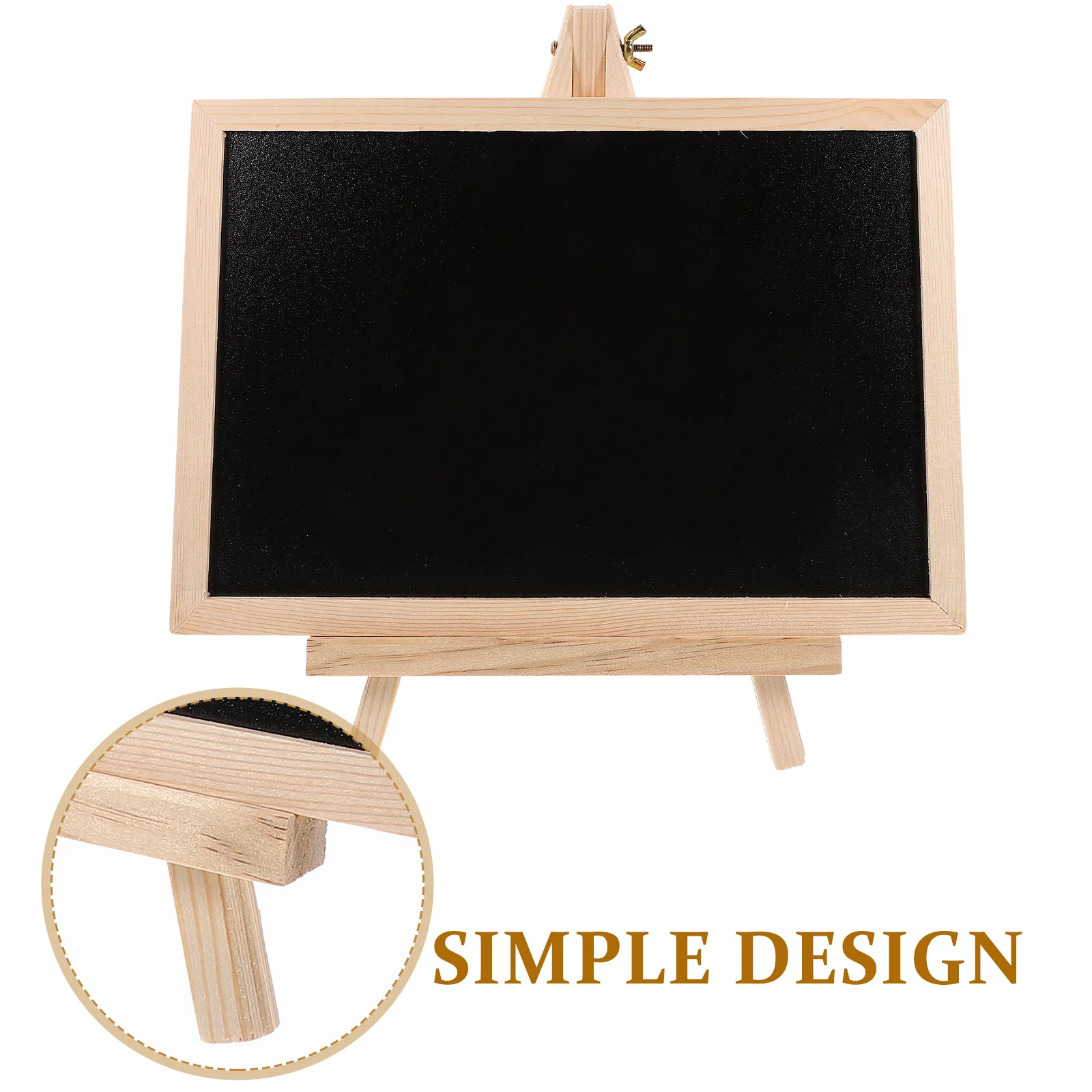 Standing Chalkboard Sign Wooden Desktop Message Board For Home Bar Decor Countertop Memo Display Tabletop Chalkboard Wood