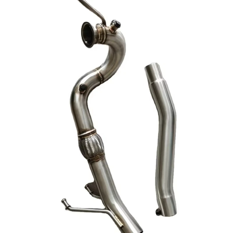 Exhaust Downpipes Stainless for V W GOL F 5 / a UDI A3 8P / 1.9 - 2.0 TDI