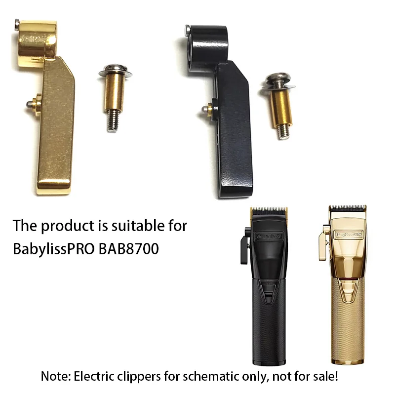 BabylissPRO BAB8700 accesorios de corte eléctrico, varilla de ajuste, interruptor de tracción, herramienta de ajuste, distancia