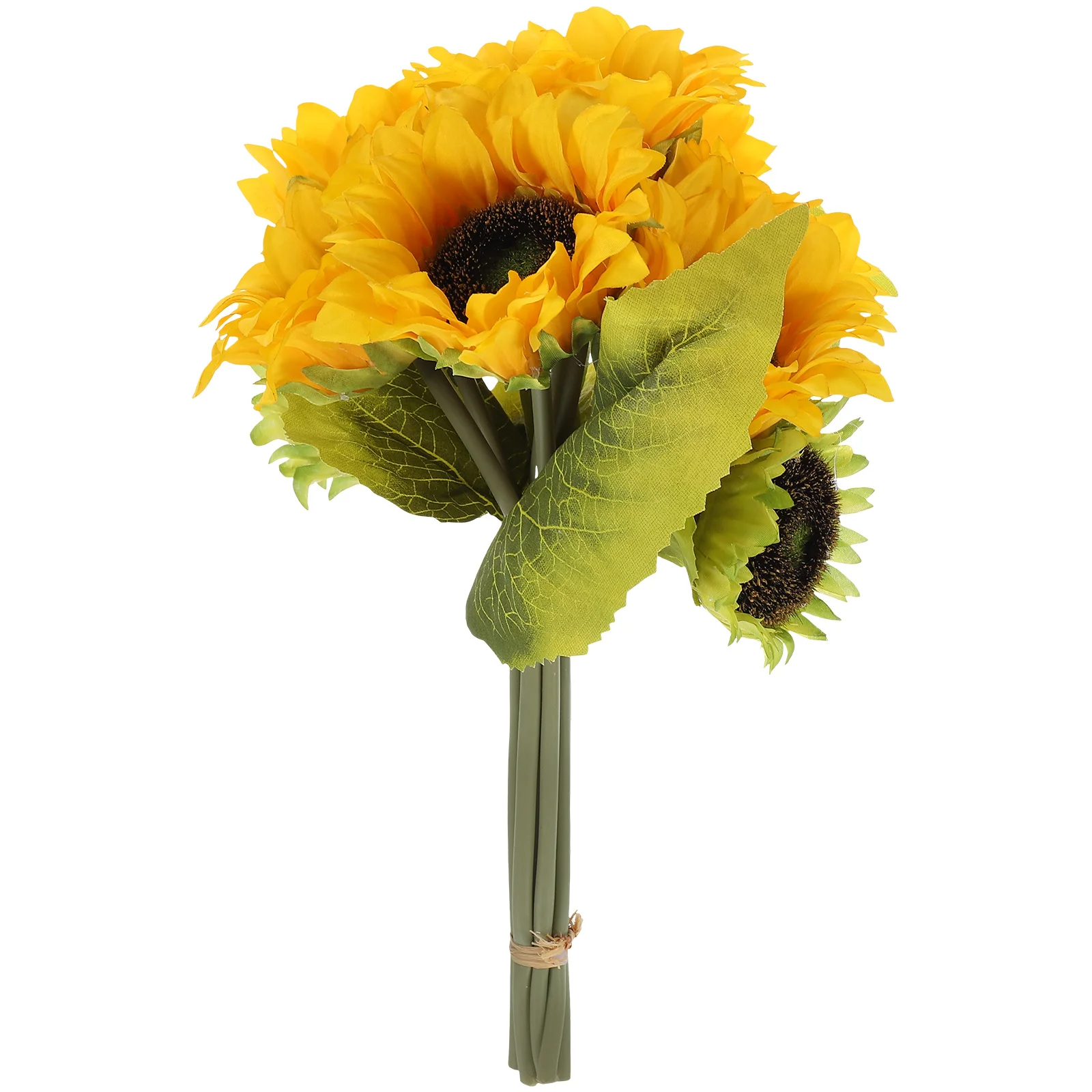 

Bouquet Simulated Sunflower Accessories Touch Artificial Flowers for Outdoors Wedding Yellow Bridal Bridesmaid