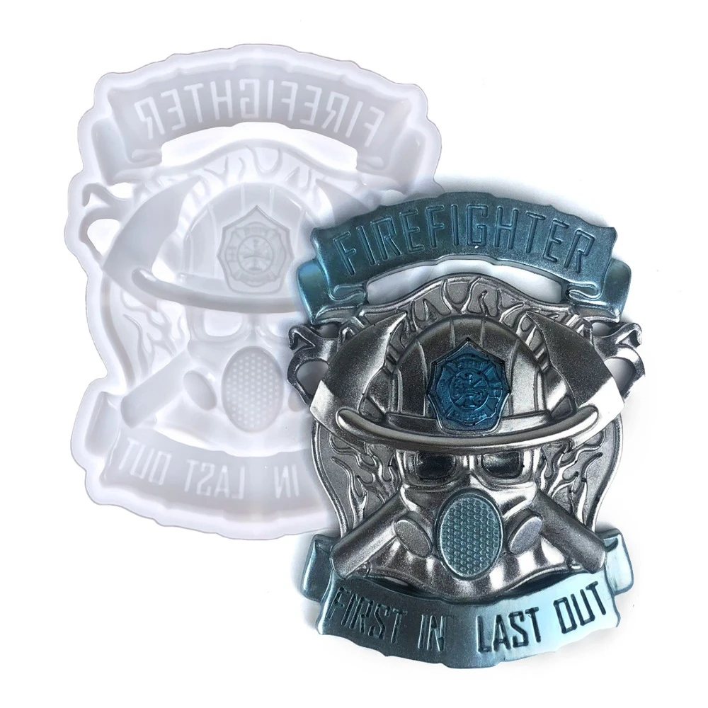 

Fireman Pendant Silicone Mold DIY Hand-Making Creative Living Room Wall Stickers Ornaments Decoration Epoxy Resin Molds