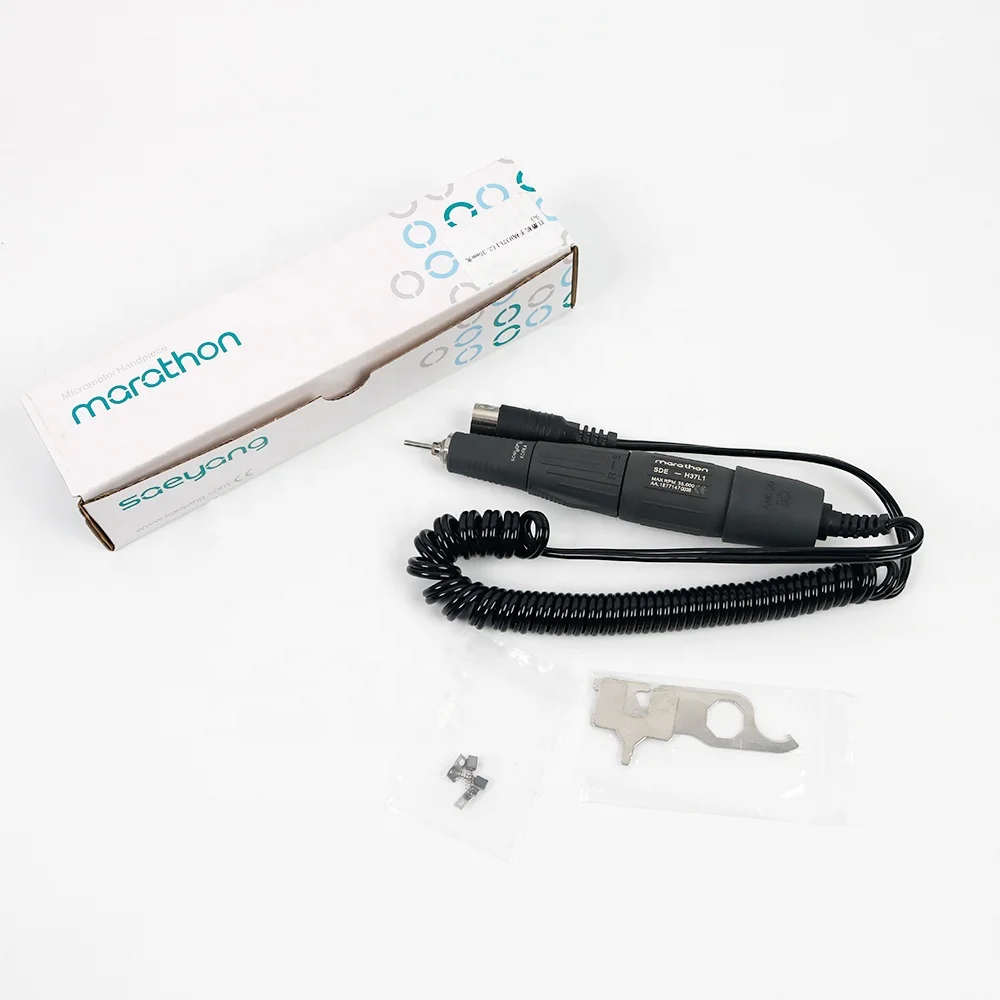 Marathon Dental Lab Micromotor 35000rpm Polishing Grinding Micro Handpiece SDE H37L1 for Professional Use