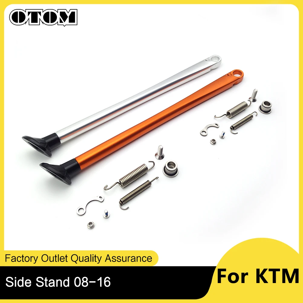 

OTOM Parking Side Stand Kickstand+Spring Motorcycle Accessories CNC Alloy Forged Foot Support For KTM HUSQVARNA OEM 78003023044