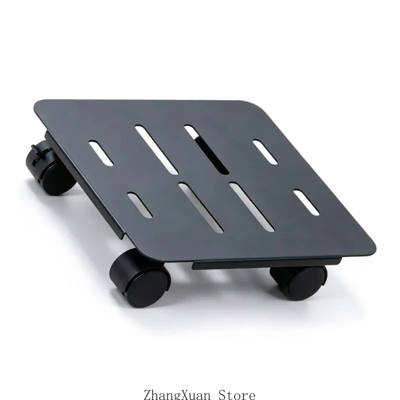 Topfständer-Tablett mit Rädern, Rollsockel aus Metall mit belüfteter Plattform für Innenbehälter und Haushaltsräume 3XUF – Detail 7