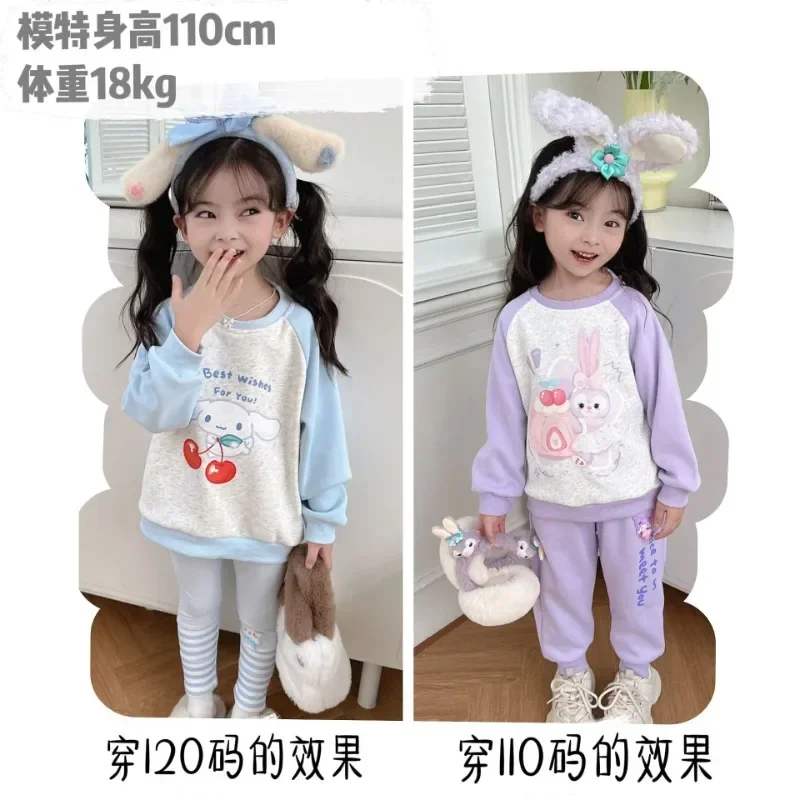 

Sweet Cinnamoroll Anime Kawaii Sanrio My Melody Ins Long Sleeve Hoodie Cute Cartoon Casual Shirt Clothing Fashion Gifts for Kids