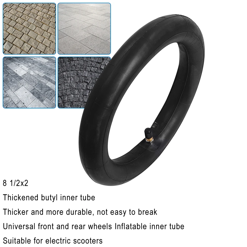 Satgoo Chambre à Air Épaissie 8,5 Pouces Pour Trottinette Xiaomi M365 / Pro / 1S / 3 - 2 Pièces