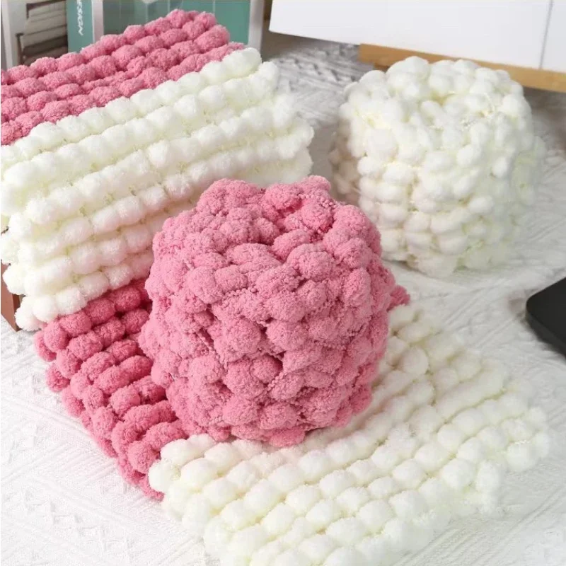 

95g Snow Ball Yarn Small Ball Yarn Braided Cushion Floor Mat Cover Air Conditioning Blanket Diy Knit Hand-crochet Material Pack