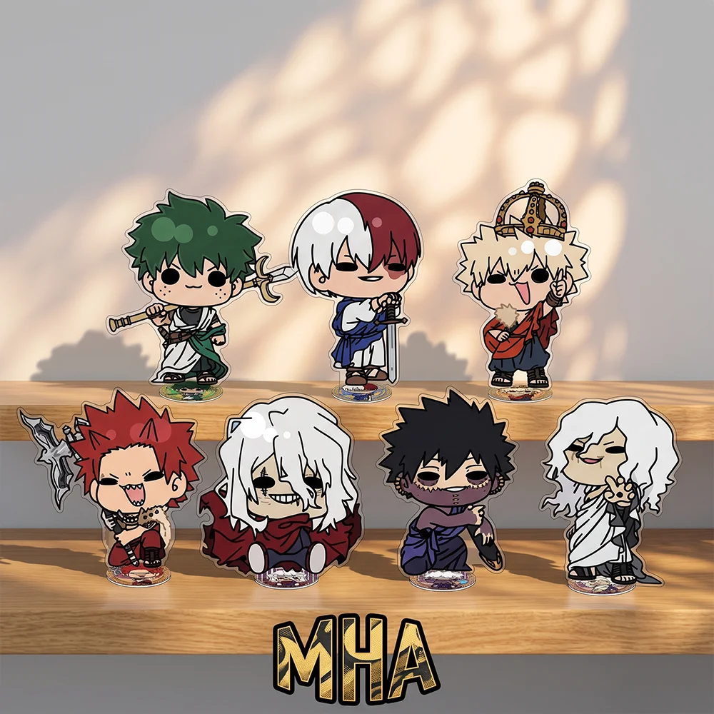 My Hero Academia Izuku Katsuki Shota DABI Ancient Greece  Cute 10CM Acrylic Stand Keychain Anime Stand Desk Decor  Gift
