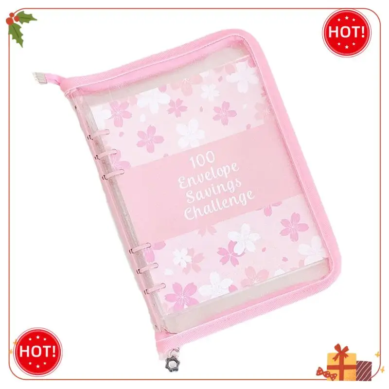 Durable-100 Envelope Challenge Binder Savings Binder For Save 5050 With Cash Envelopes For Budget Planning With Zipper Cover