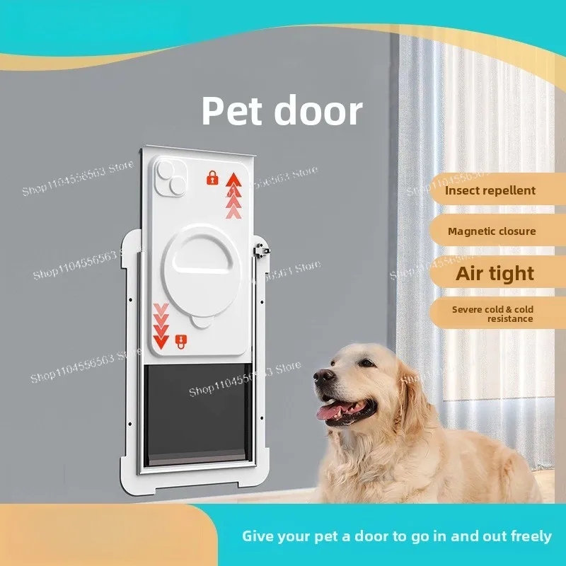 Two-Way Pet Door for Cats & Dogs, TPU Material Pet Gate, Freely Accessible Pet Supplies for Cat & Dog Houses