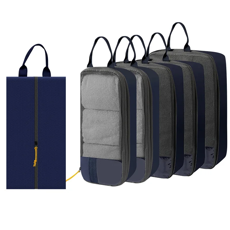 6 Piece Luggage Compression Packing Travel Organizer Bags for Travel Essentials Expandable Luggage Organizer Bags Pack Light