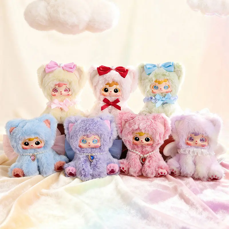 

Kongjin Sanxiaomao Samuel Velvet Rainbow Cat Series Vinyl Plush Pendant Blind Box Cute Toy Birthday Holiday Gift For Girls